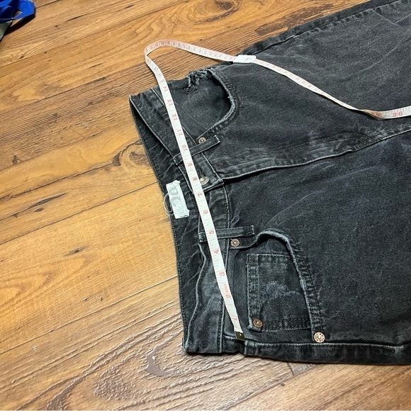 We The Free People Lita Denim Distressed Black Jeans Size 29 Z - Picture 4 of 7